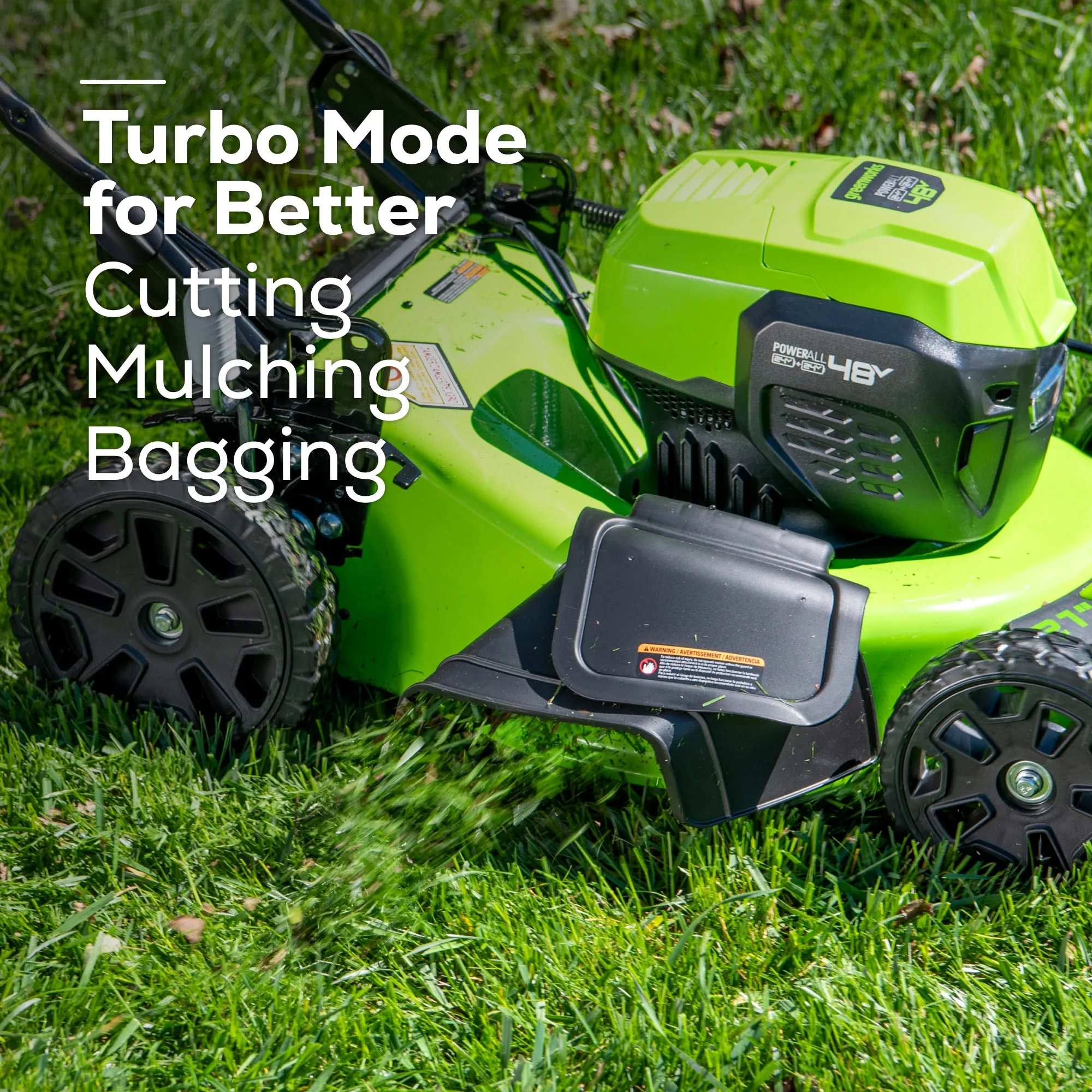 48V (2x24V) 21" Cordless Battery Self-Propelled Lawn Mower w/ Two (2) 5.0Ah USB Batteries & Dual Port Charger