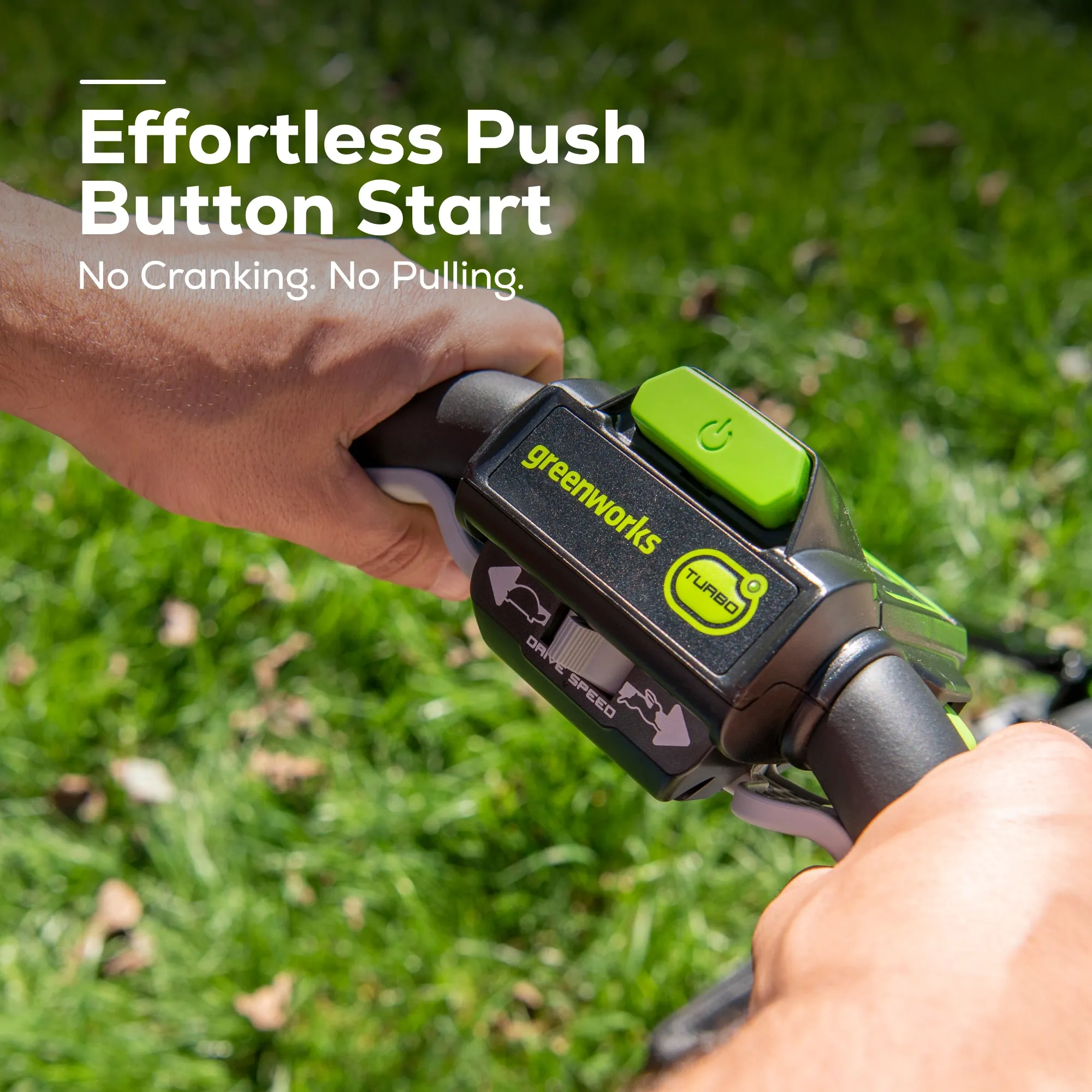 48V (2x24V) 21" Cordless Battery Self-Propelled Lawn Mower w/ Two (2) 5.0Ah USB Batteries & Dual Port Charger