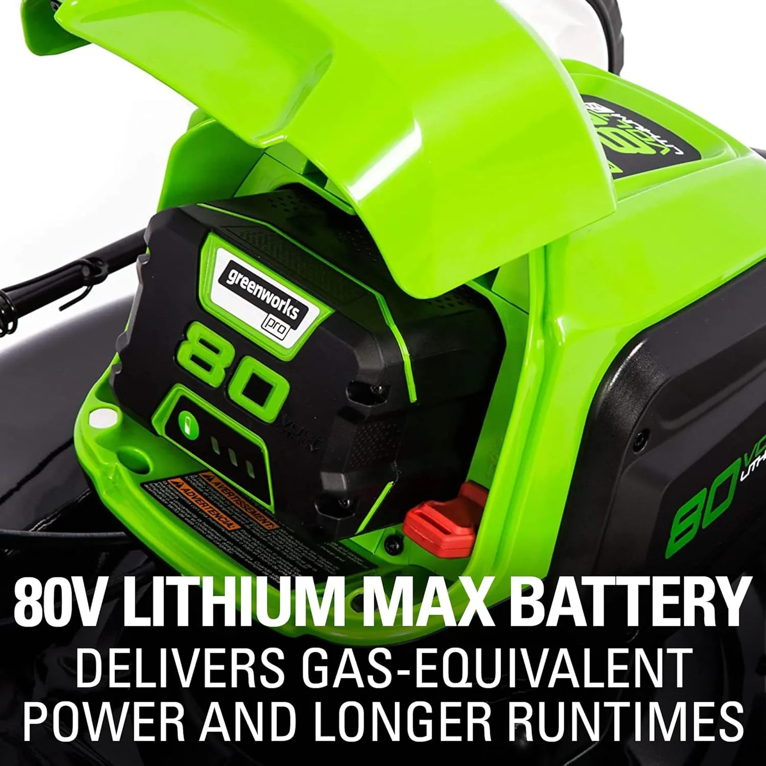 80V 21" Cordless Battery Push Lawn Mower w/ 5.0Ah Battery & Charger