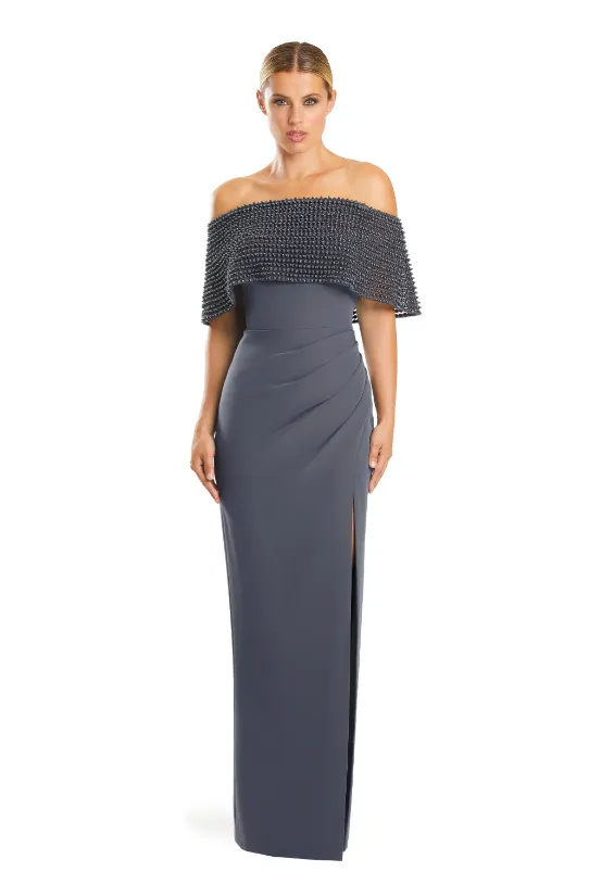 Alexander by Daymor - 1883 - Off-the-Shoulder Capelet Gown