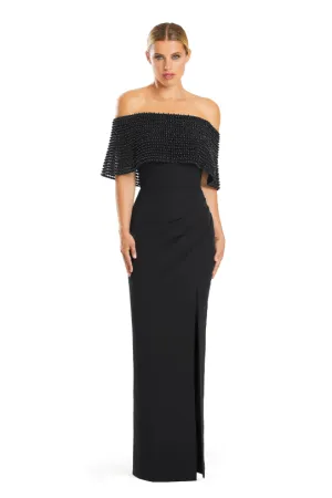 Alexander by Daymor - 1883 - Off-the-Shoulder Capelet Gown