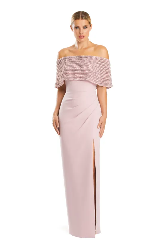 Alexander by Daymor - 1883 - Off-the-Shoulder Capelet Gown