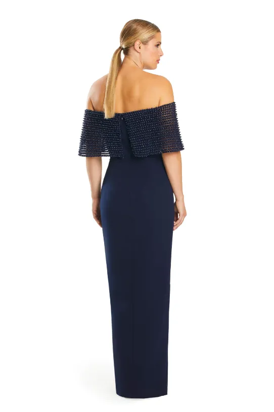 Alexander by Daymor - 1883 - Off-the-Shoulder Capelet Gown