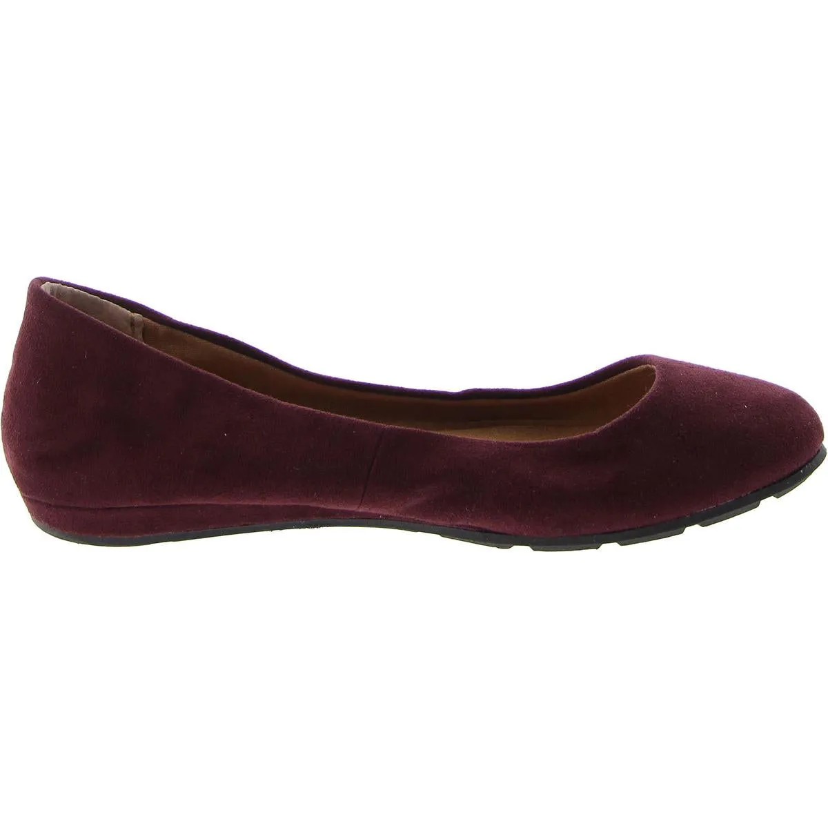 American Rag Womens AELLIE Faux Leather Slip On Ballet Flats