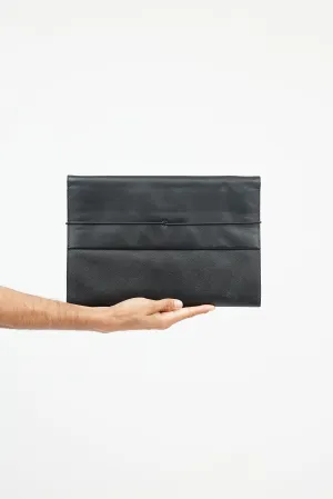 Black Saffiano Leather Portfolio