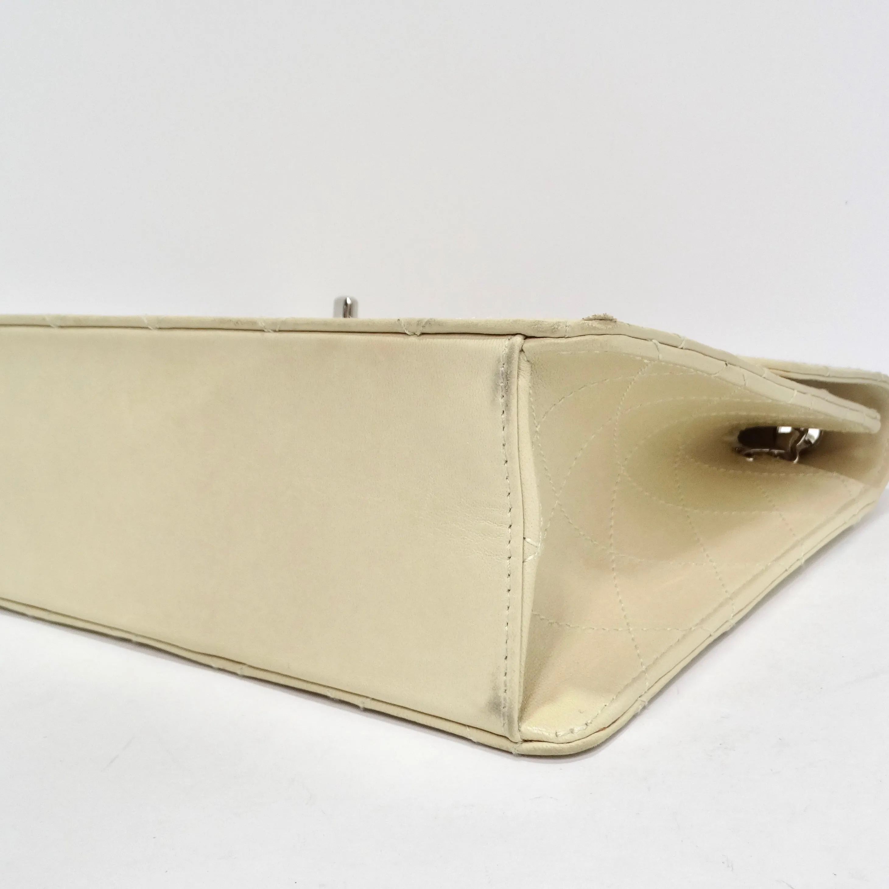 Chanel 1990s Goat Skin Single Flap with Palladium Hardware