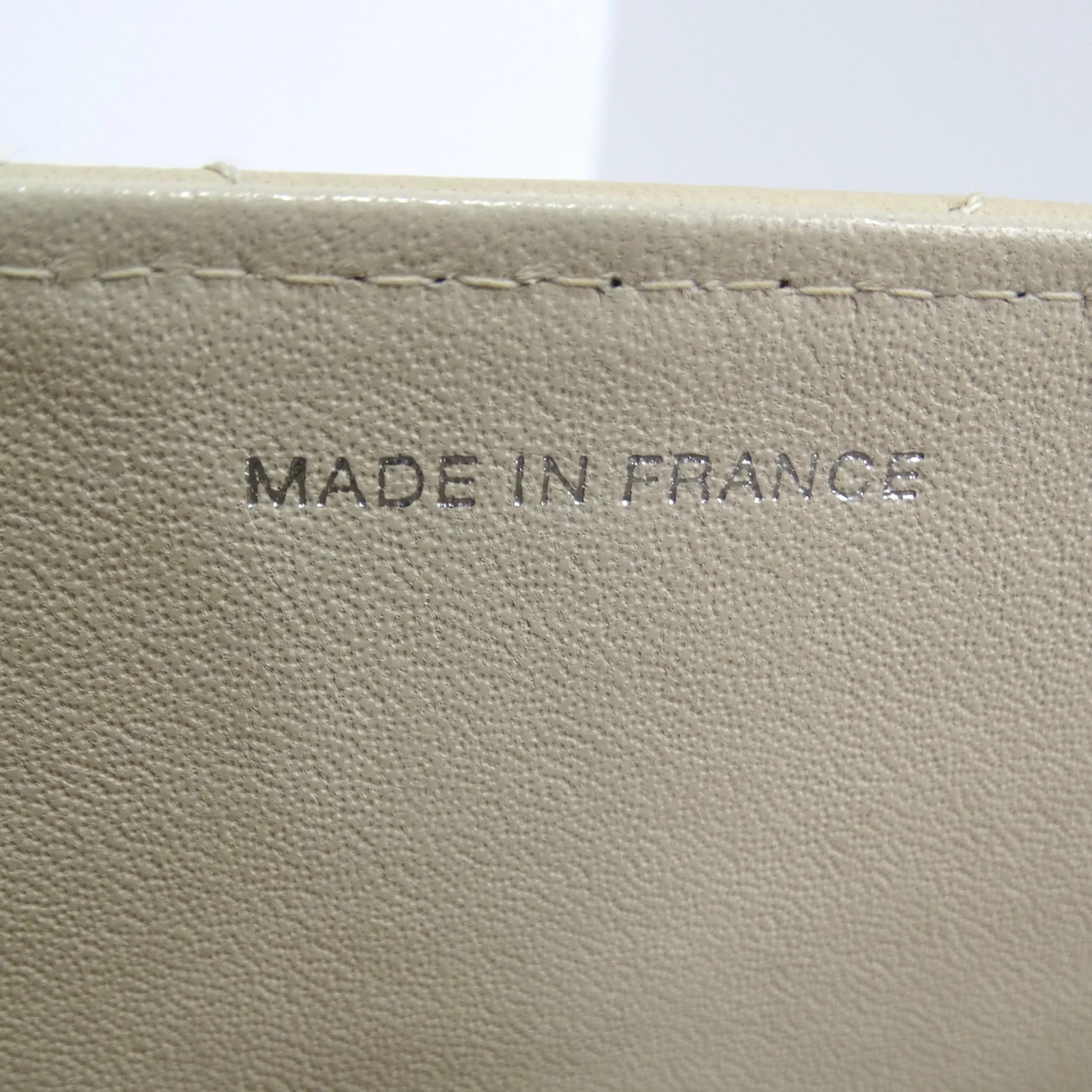 Chanel 1990s Goat Skin Single Flap with Palladium Hardware