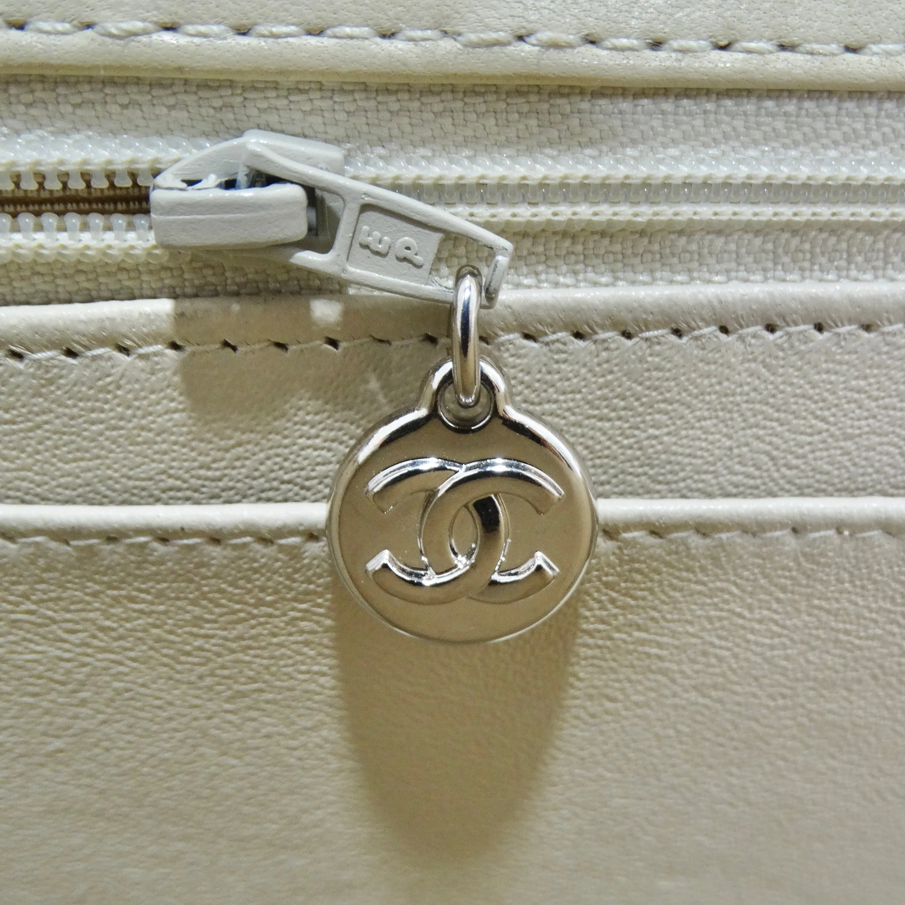 Chanel 1990s Goat Skin Single Flap with Palladium Hardware