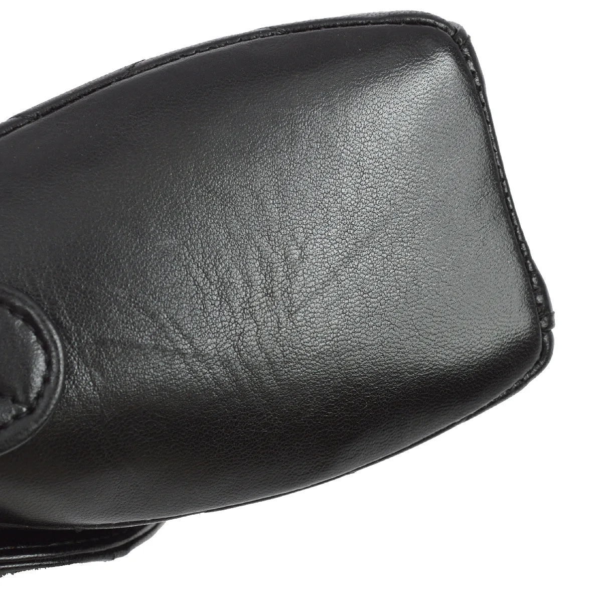 Chanel 1996-1997 Black Lambskin Flap Handbag