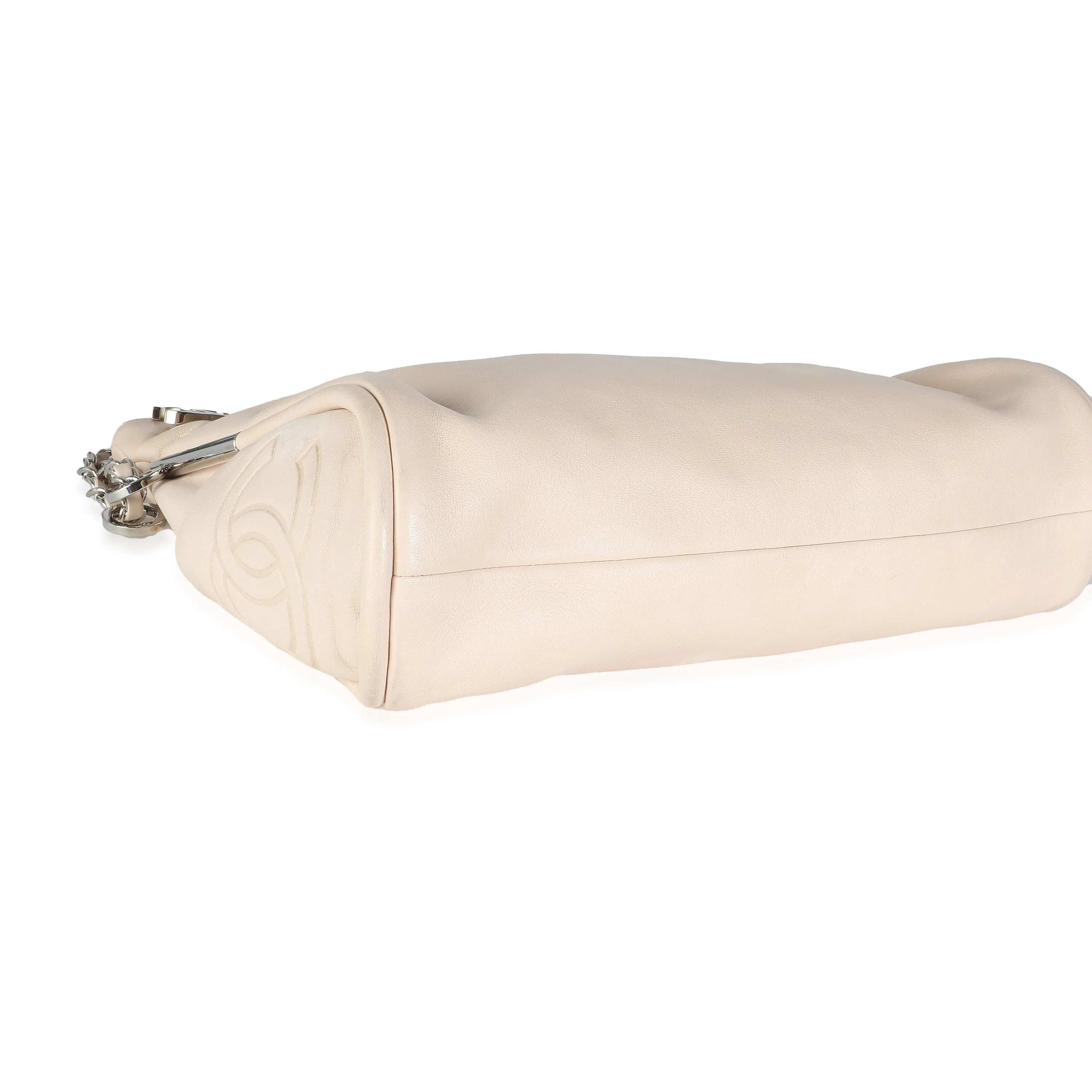 CHANEL Beige Lambskin Ultimate Soft Hobo