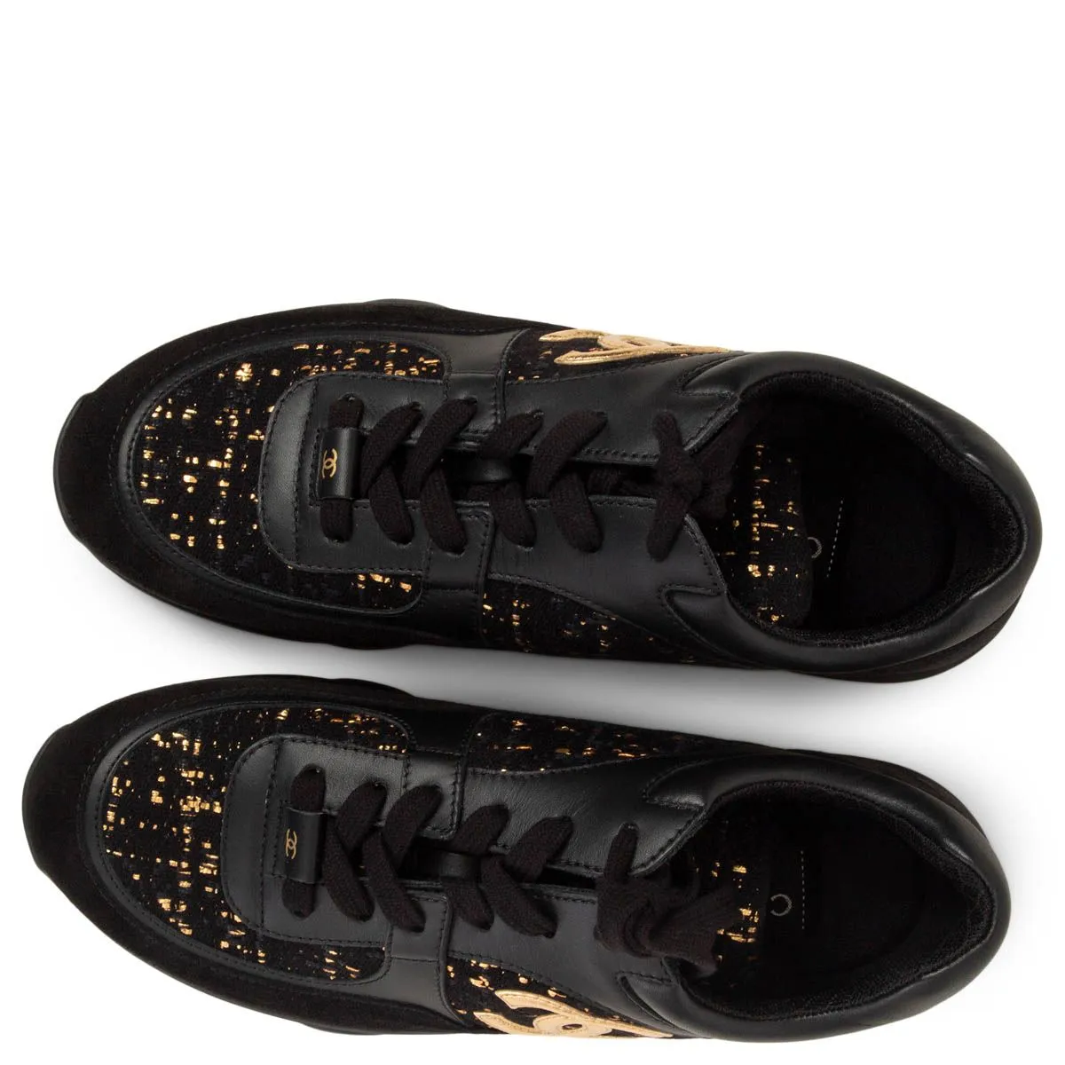 CHANEL CC LOGO SNEAKERS