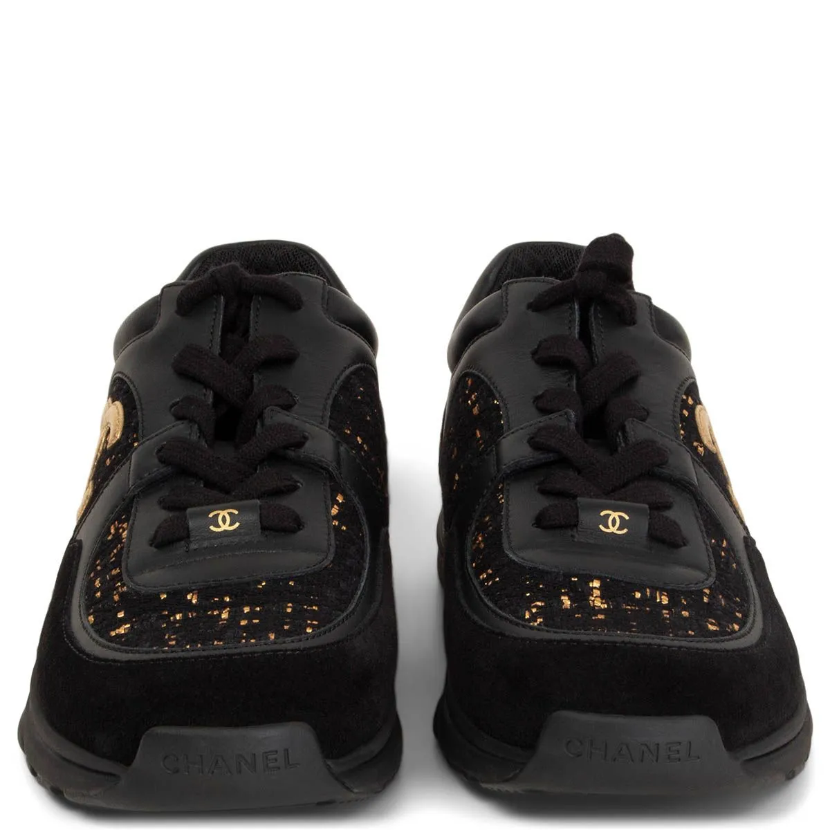CHANEL CC LOGO SNEAKERS