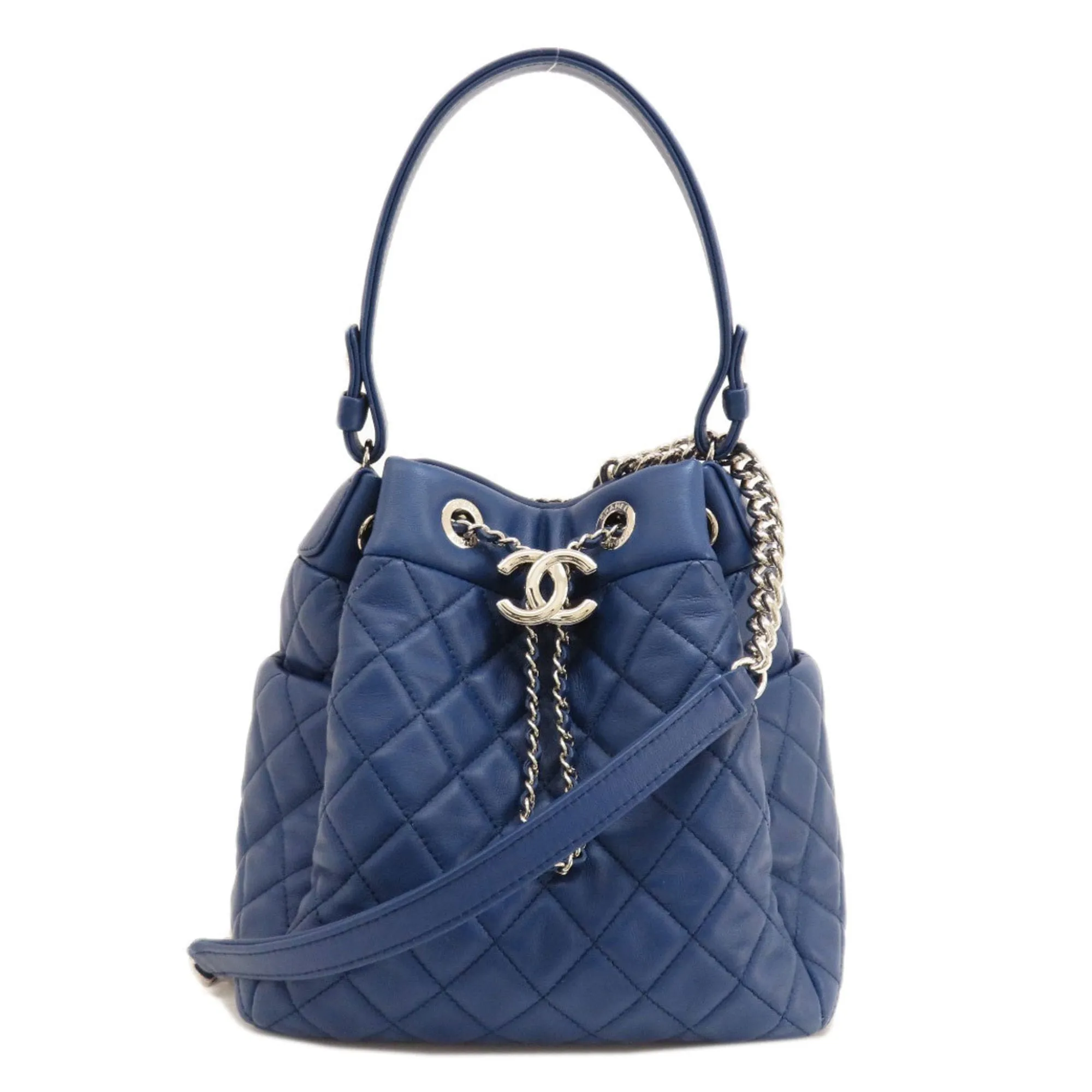 Chanel matelasse handBag lambskin ladies
