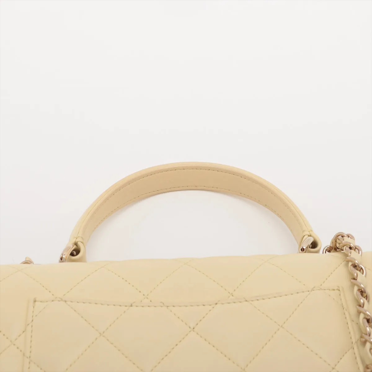 Chanel Matrasse  2WAY Handbag Yellow G