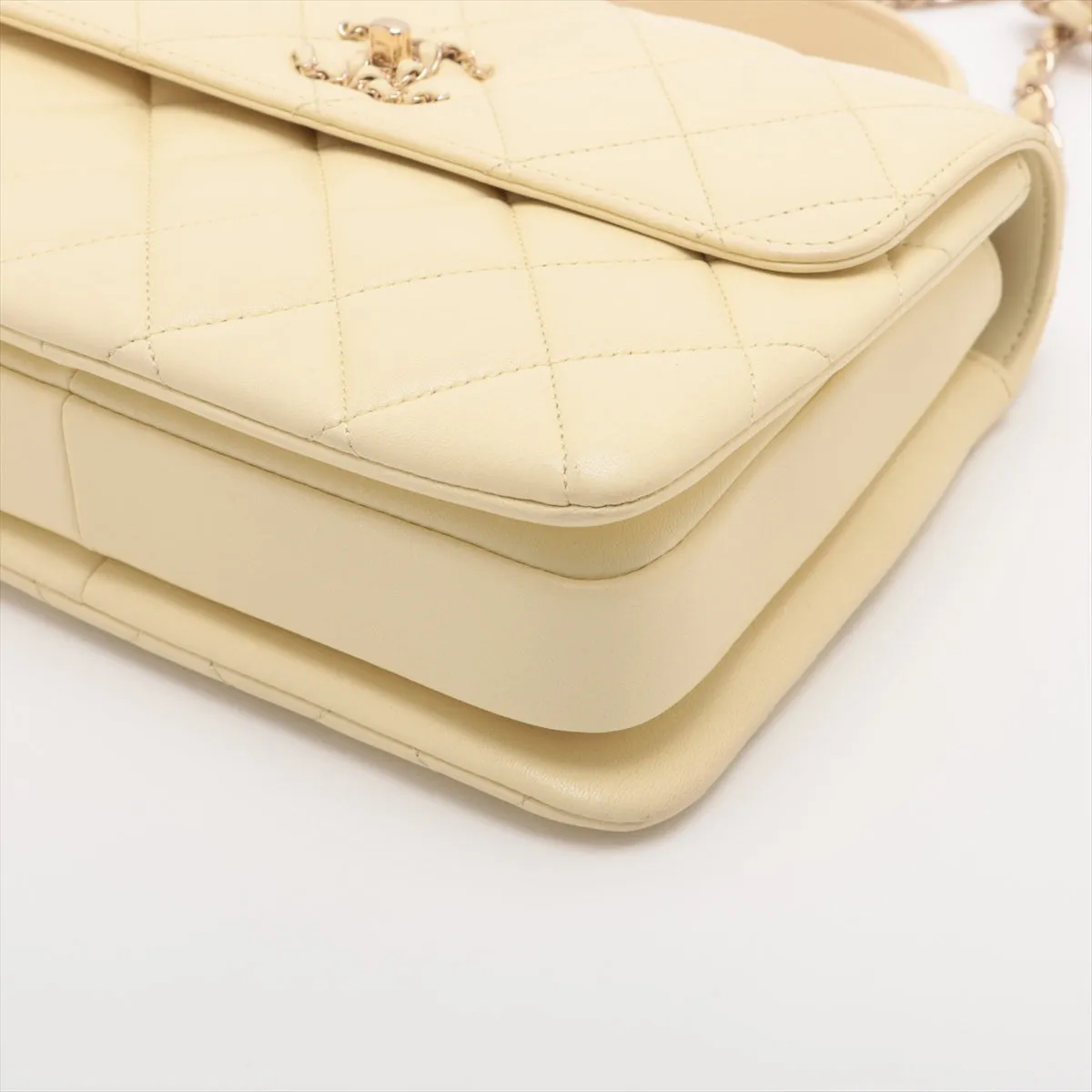 Chanel Matrasse  2WAY Handbag Yellow G