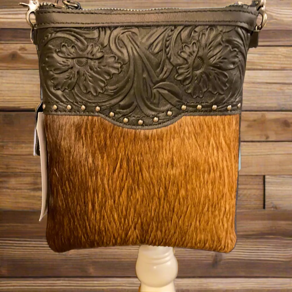 Cowhide Black Leather Bag BA2023-C