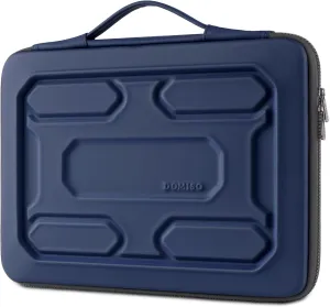 DOMISO 15.6 inch Laptop Sleeve with Handle Shockproof Waterproof EVA Protective Case for 15.6" Yoga 720 IdeaPad 310 320 ThinkPad T570/Legion 5 Gen 6/HP Envy 15/15.6" Notebooks, Dark Blue