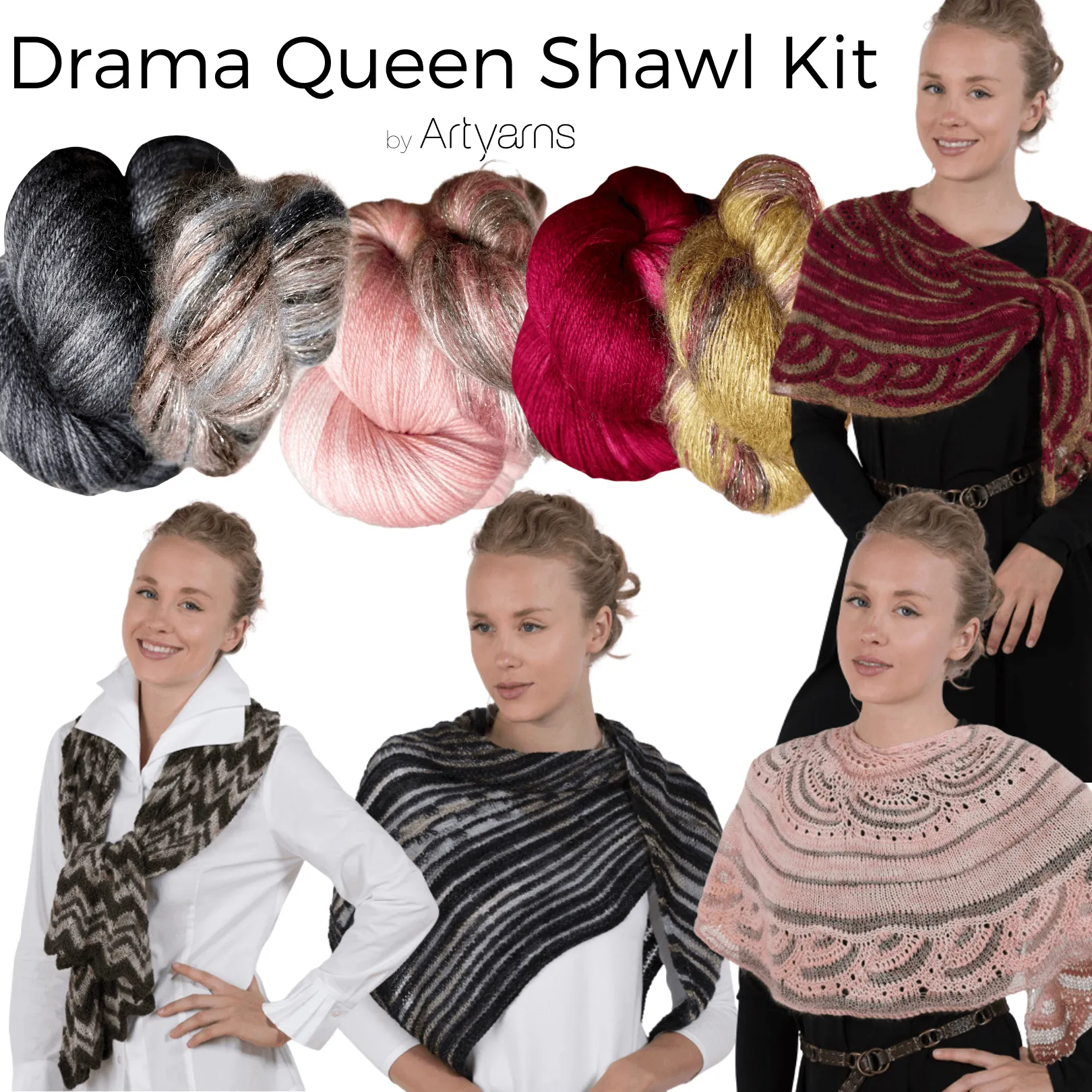 Drama Queen Shawl Kit