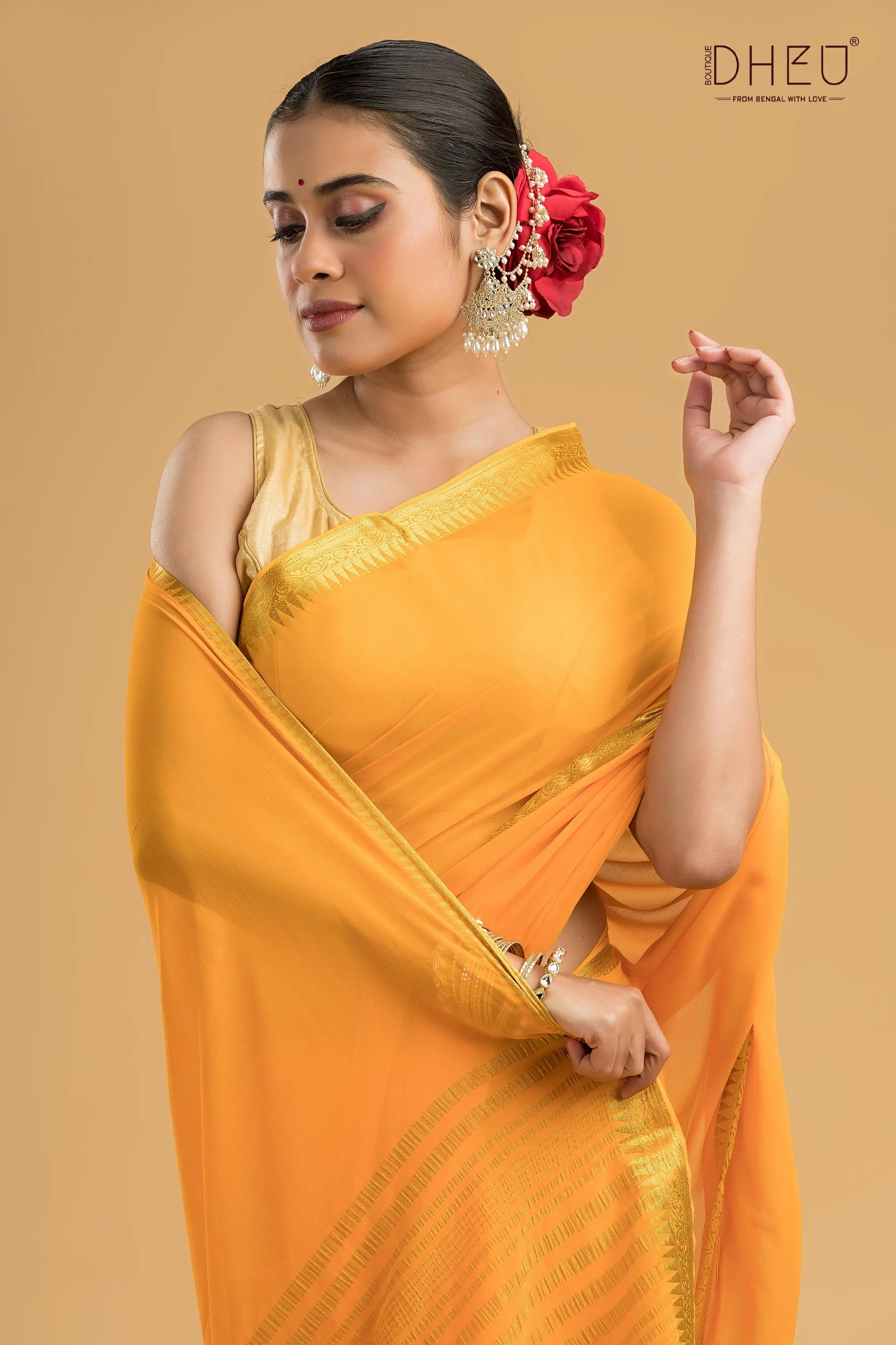 Exclusive Chiffon Silk Saree