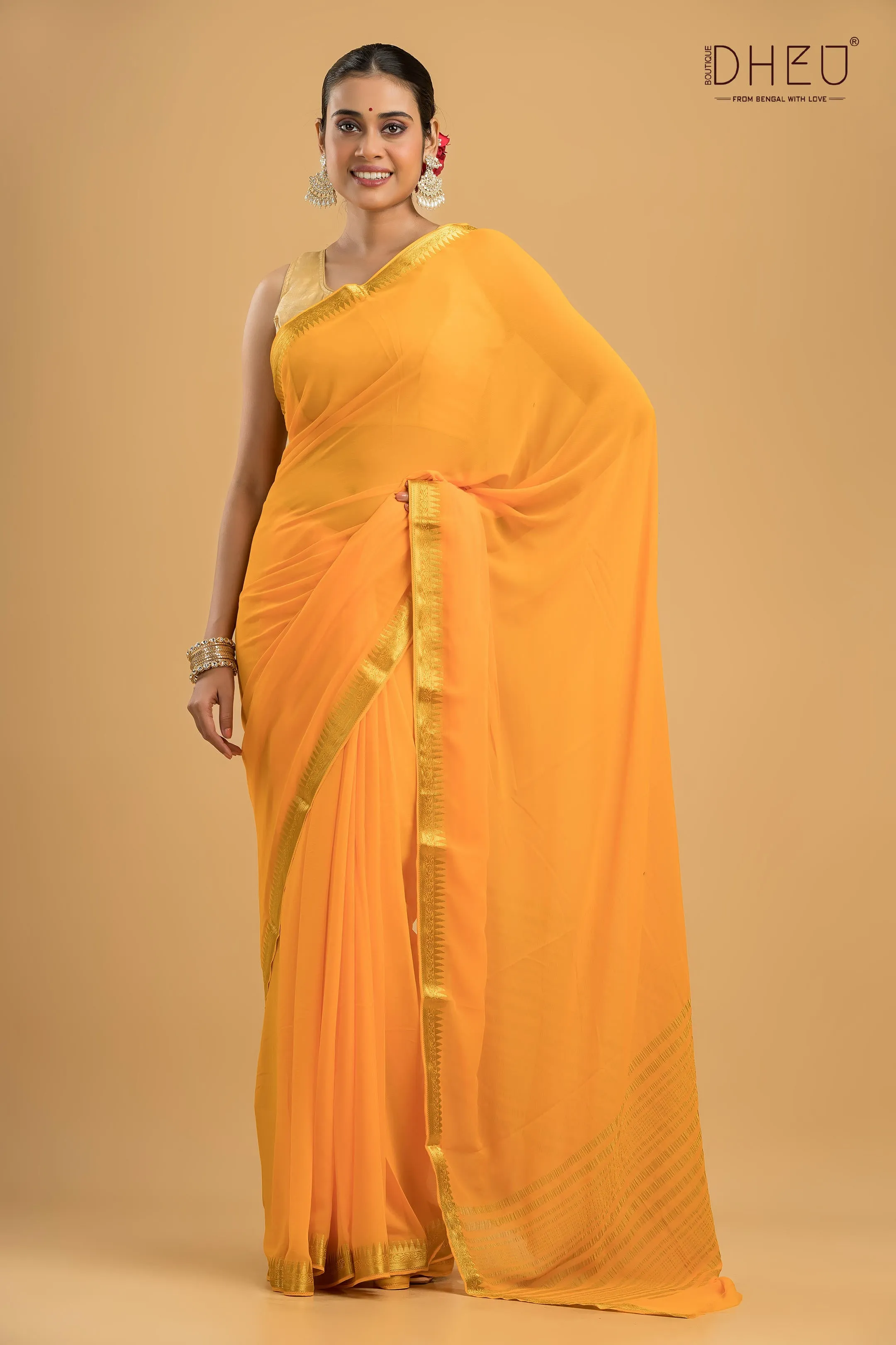 Exclusive Chiffon Silk Saree