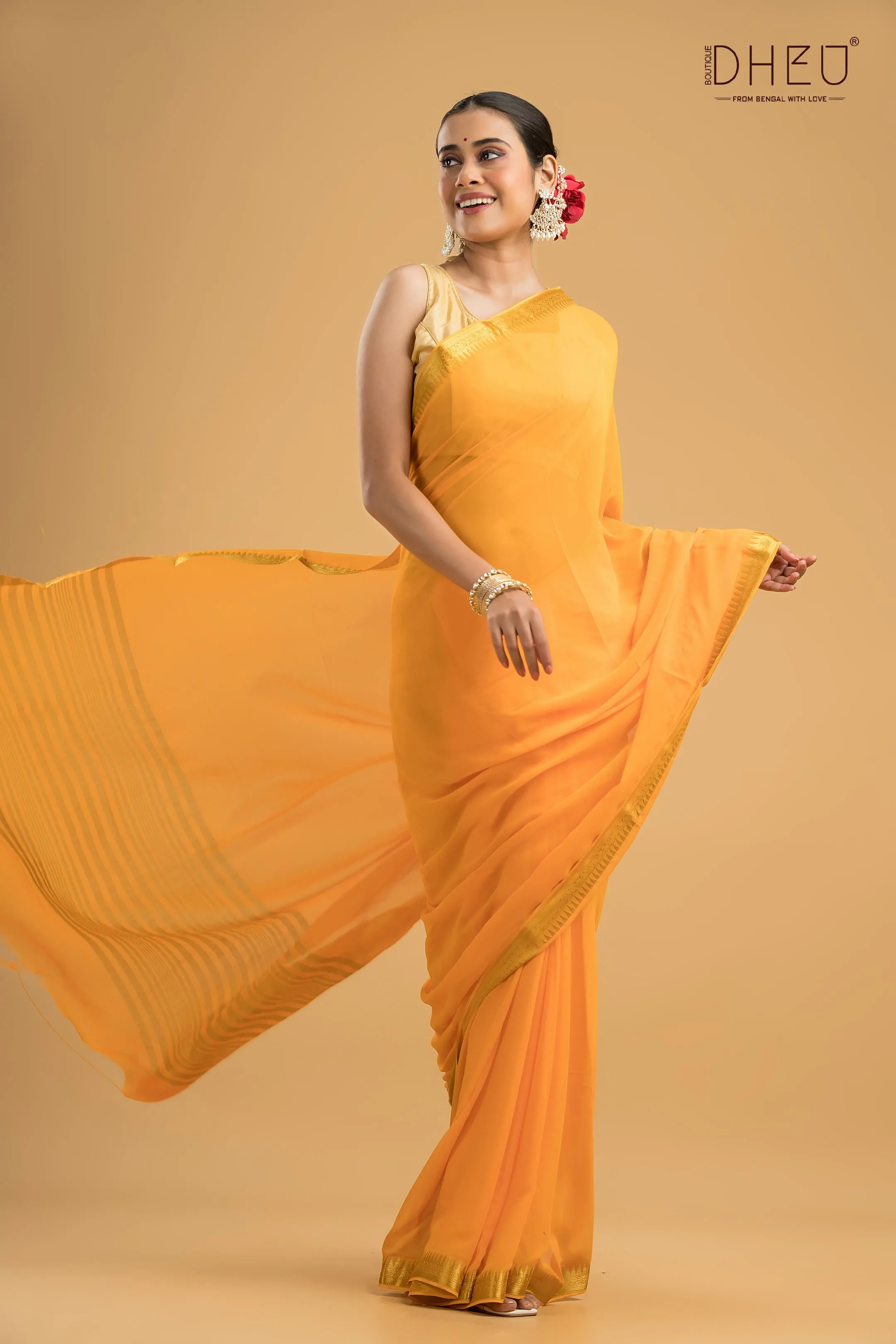 Exclusive Chiffon Silk Saree