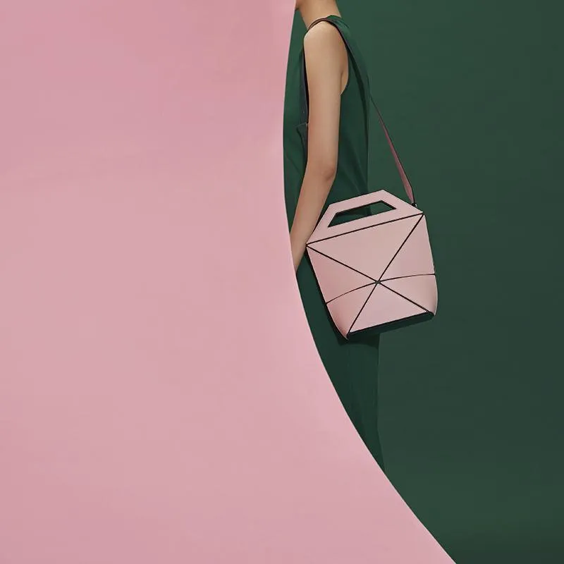 Facet Medium Foldable Tote - Pink / Sacramento