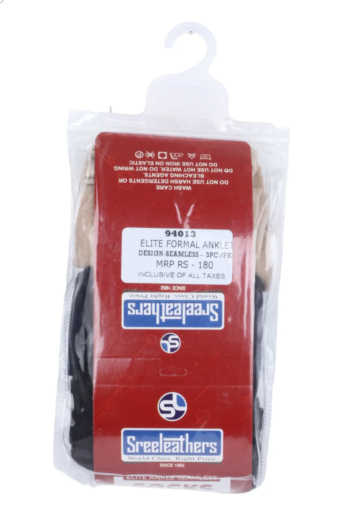 Formal ankle Seamless socks  94013 (SET OF 3)
