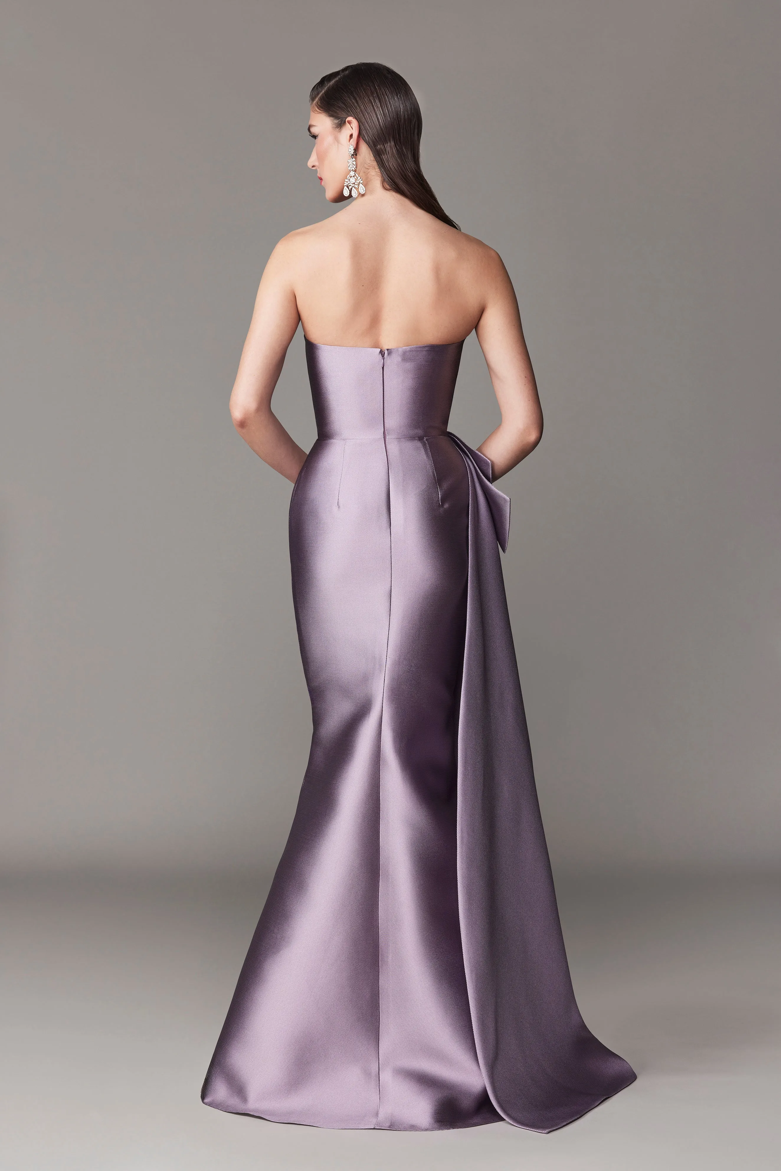 Frascara - 4726 - Strapless Gown with Asymmetrical Draping