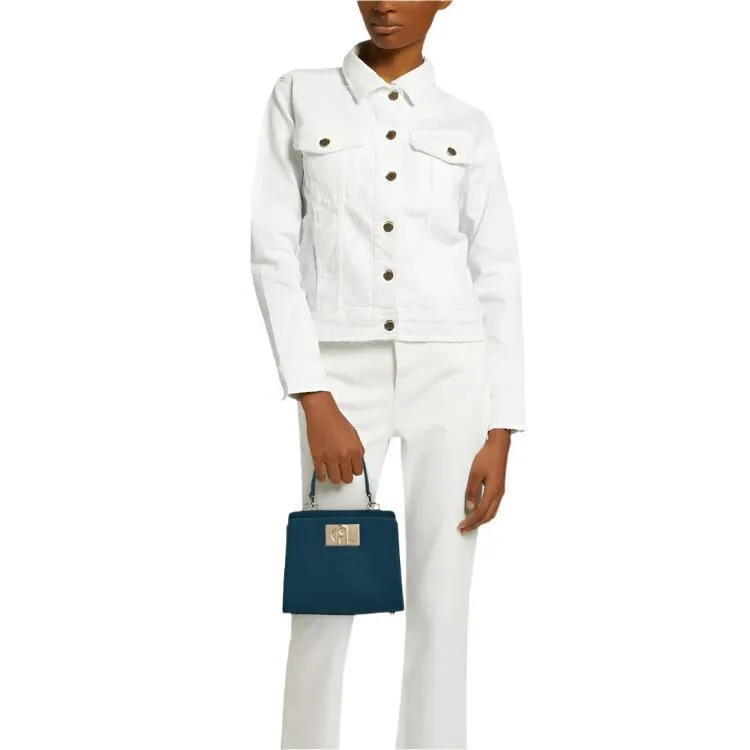 Furla 1927 Mini Top Handle - Blu Jay Light Gold