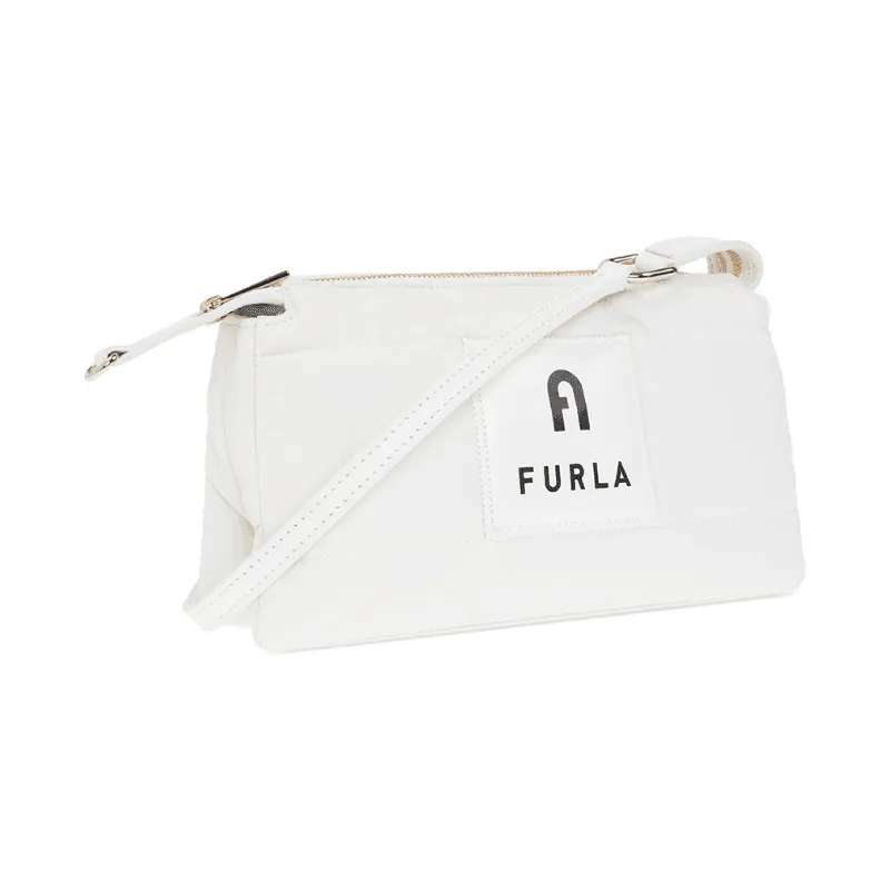 Furla Piuma Mini Shoulder Bag - Talco White