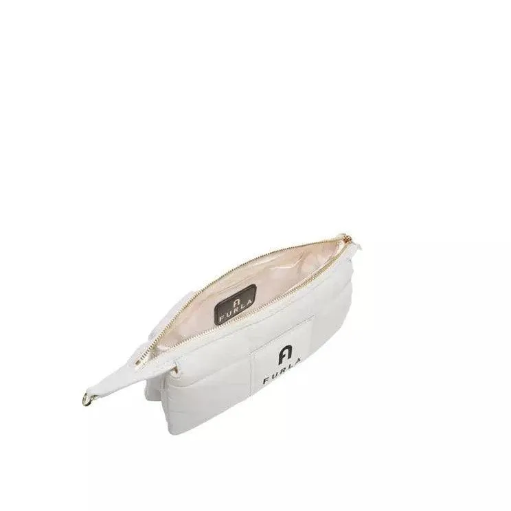 Furla Piuma Mini Shoulder Bag - Talco White