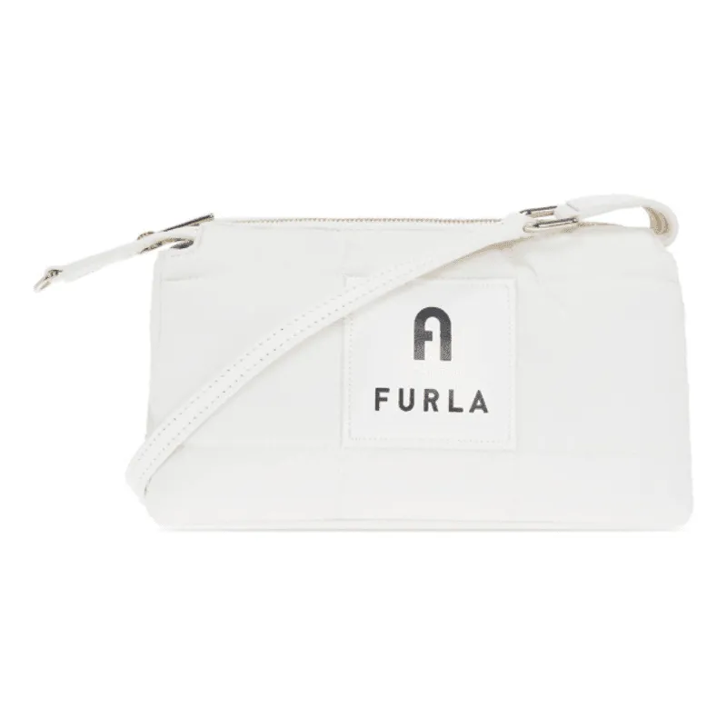 Furla Piuma Mini Shoulder Bag - Talco White