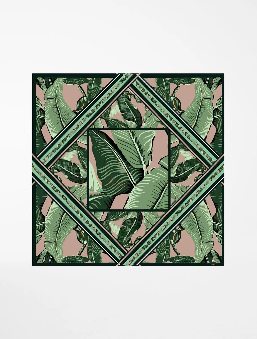 Giostra Tassel Printed Scarf