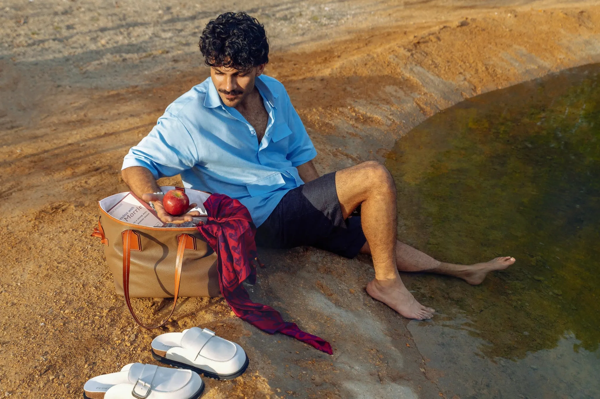 Indigo Bermuda Shorts