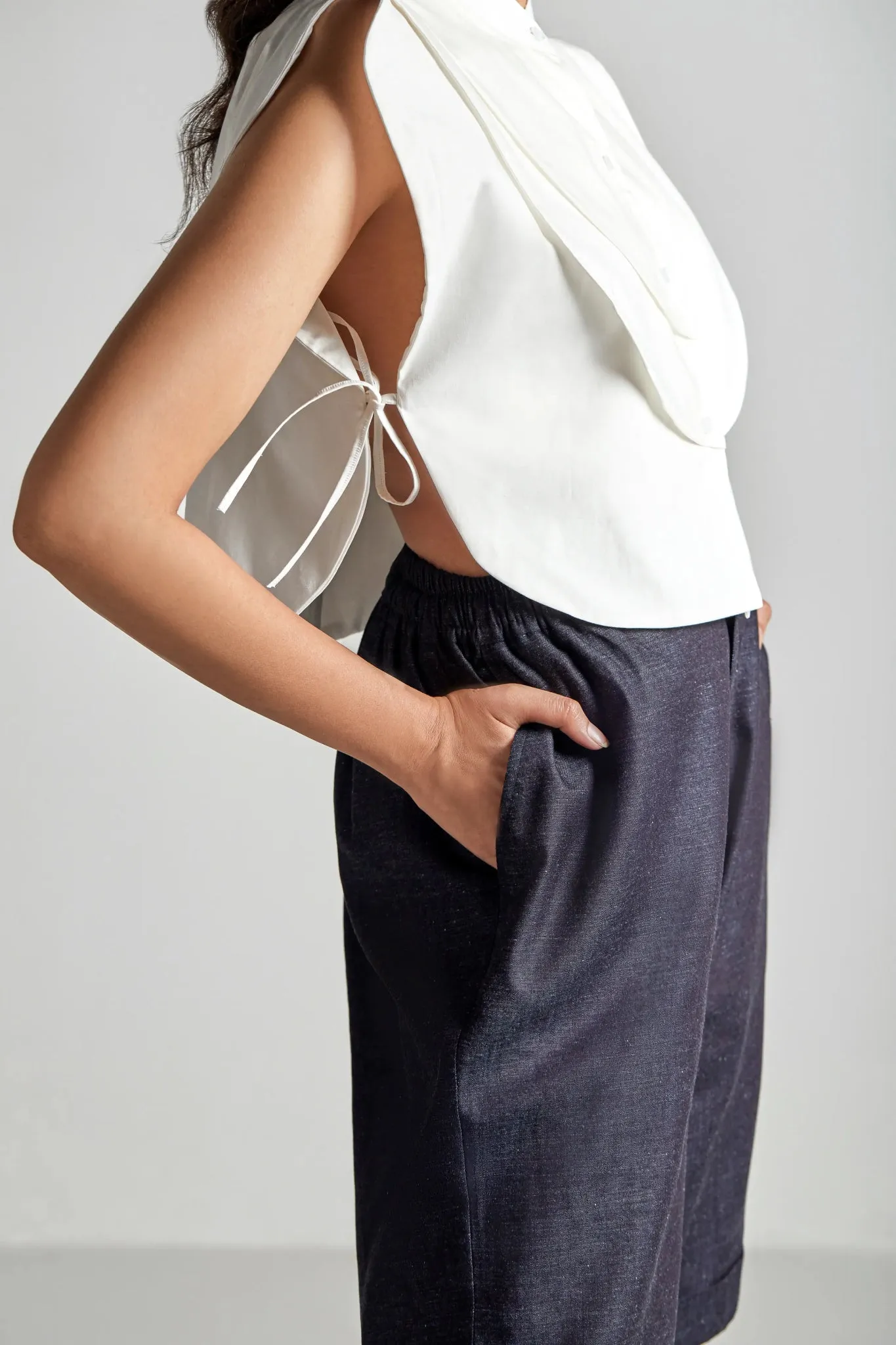 Indigo Bermuda Shorts