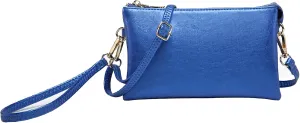 JEN & CO. Riley Small Crossbody Bags Vegan Leather Wristlet Wallets Clutch Purses Shoulder Handbag for Women