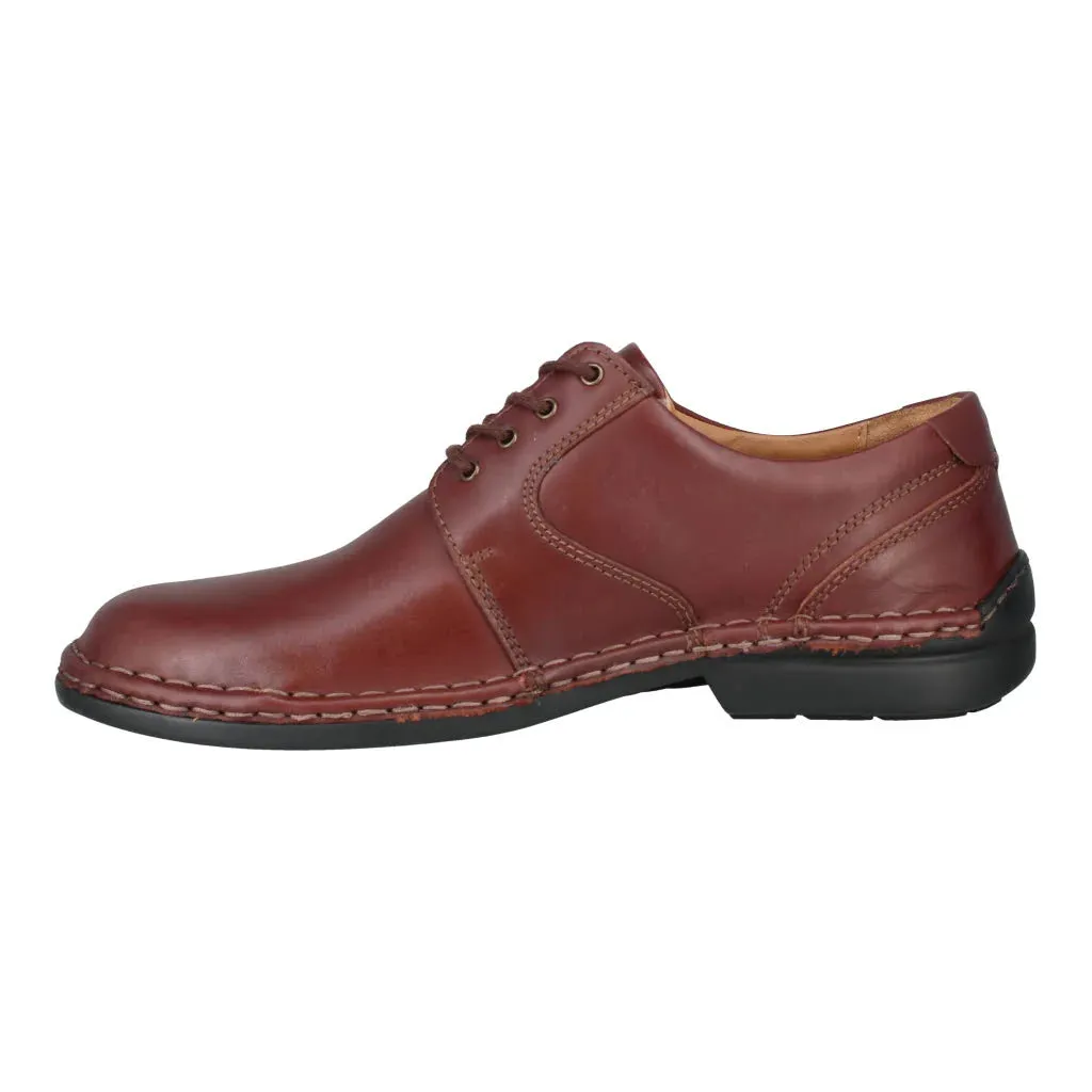 Josef Seibel Vigo 13 Brandy Mens Lace Up Smart Leather Shoes