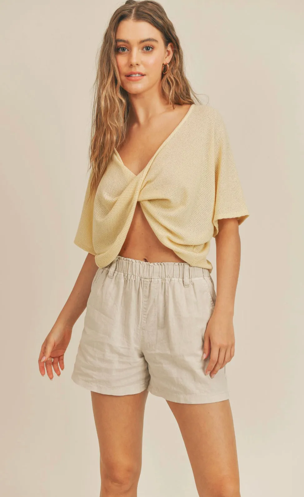 Little Steps Linen Shorts
