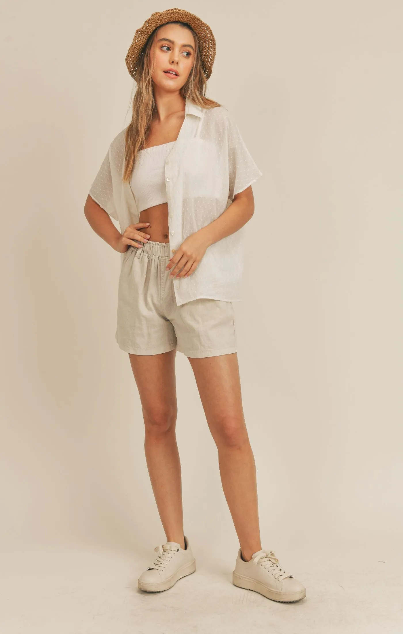 Little Steps Linen Shorts