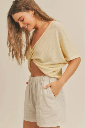 Little Steps Linen Shorts