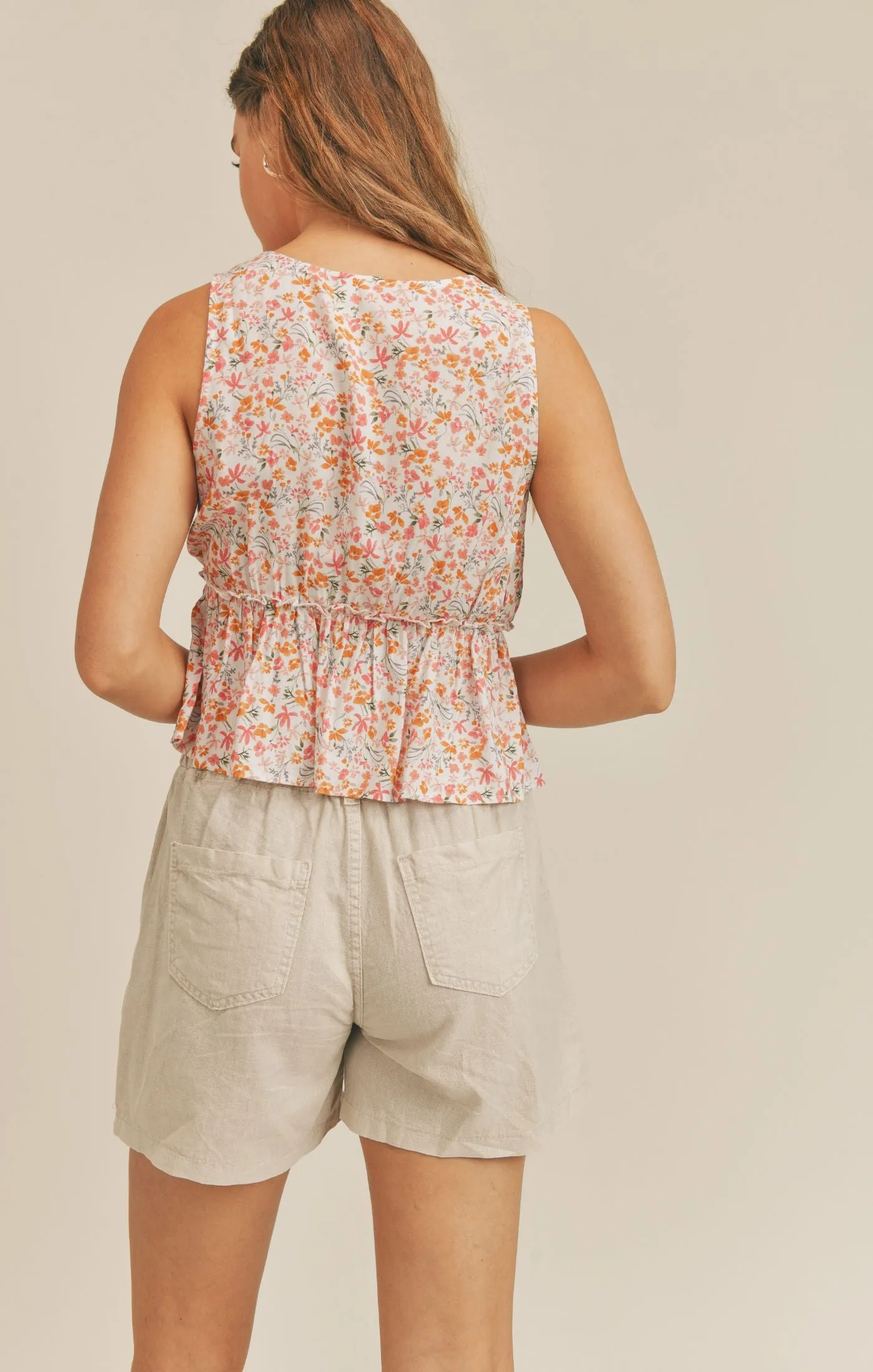 Little Steps Linen Shorts