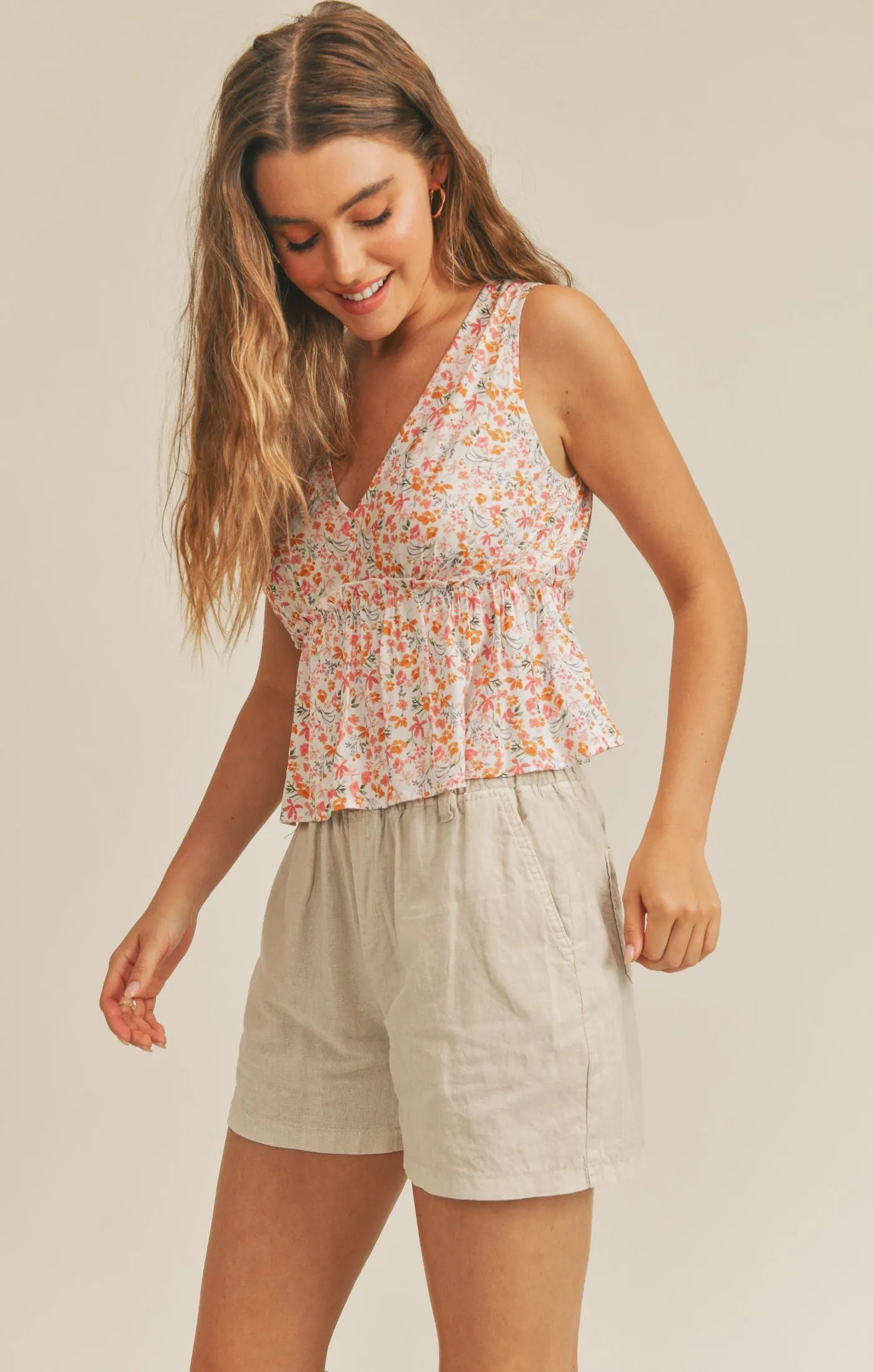 Little Steps Linen Shorts