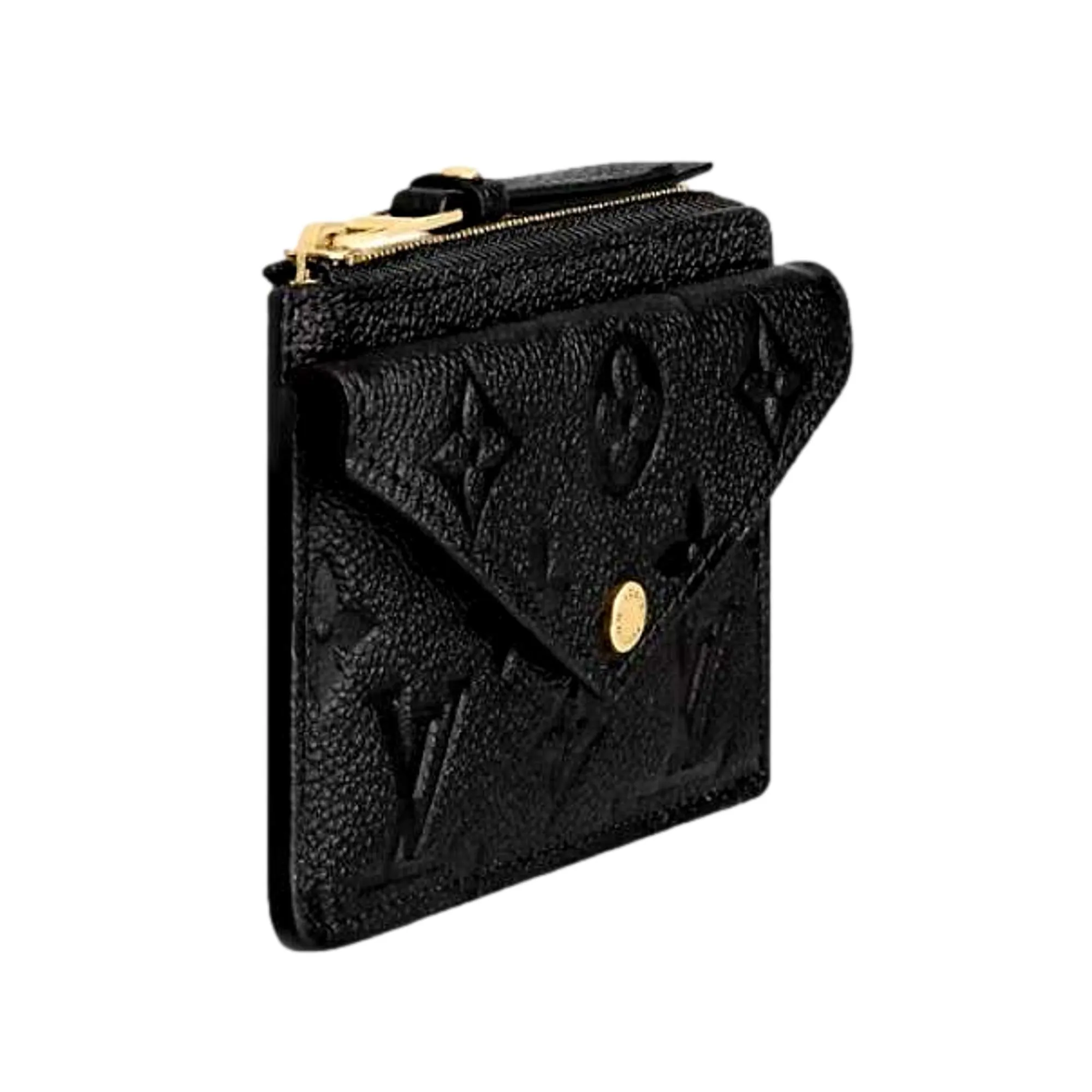 Louis Vuitton Recto Verso Black Leather Cardholder Wallet