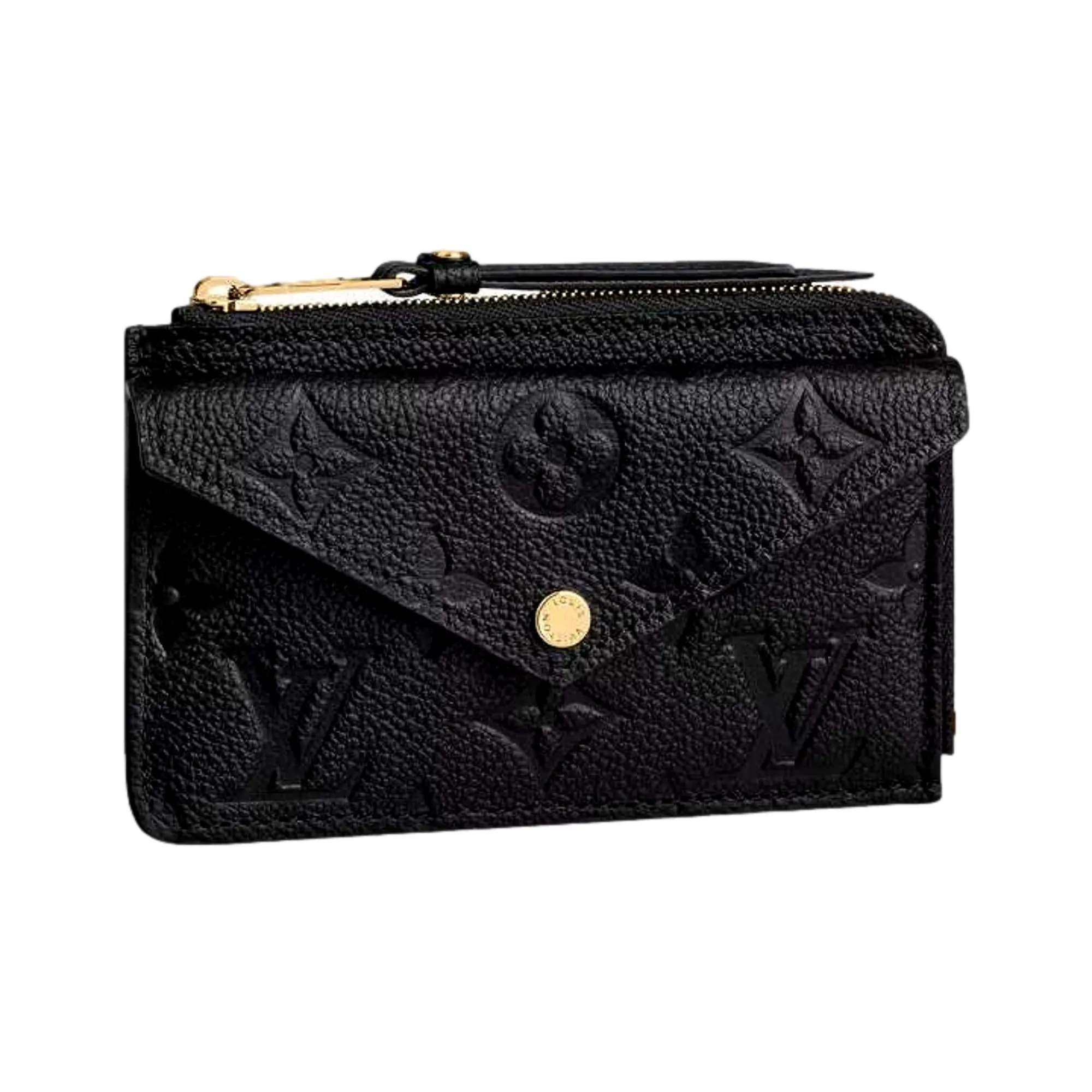 Louis Vuitton Recto Verso Black Leather Cardholder Wallet