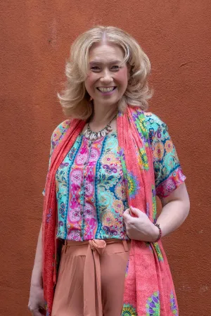 Moura blouse- silkmix- mint mood
