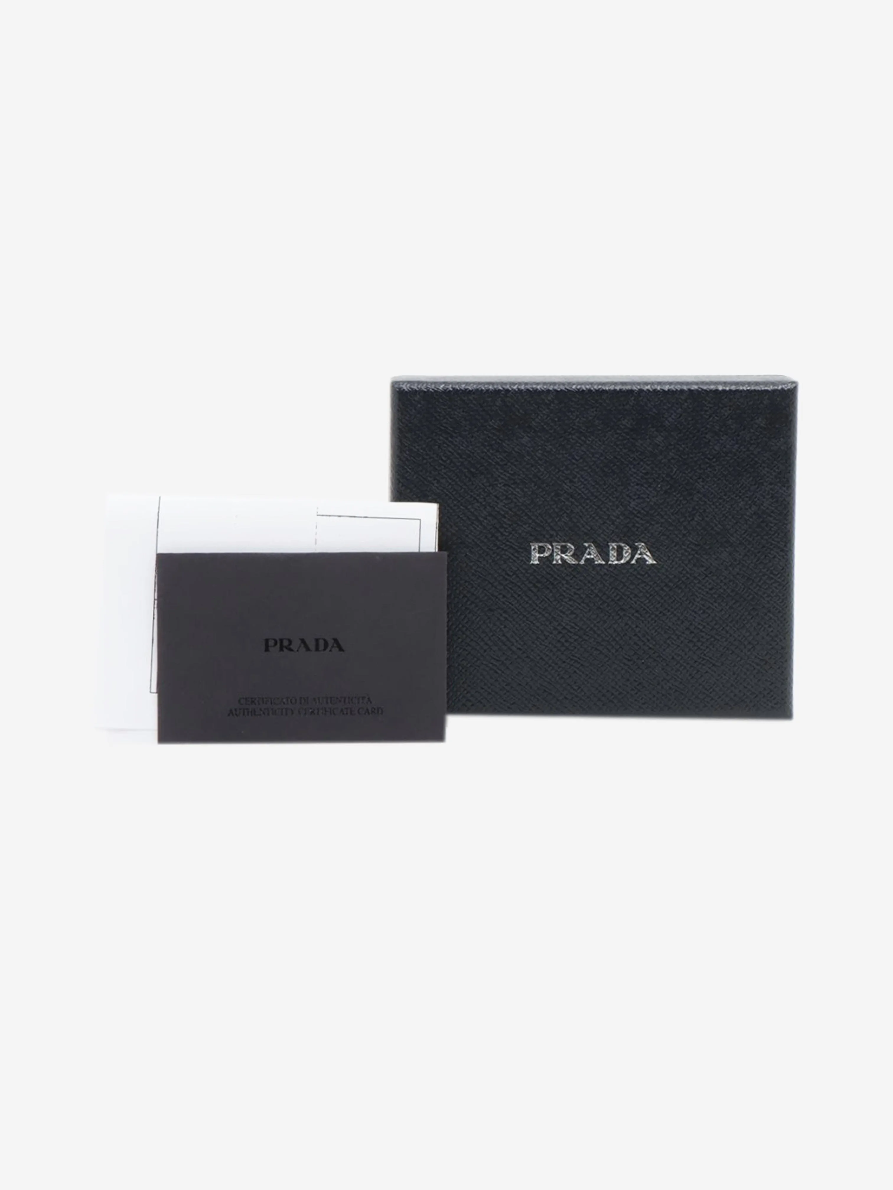 Navy blue leather cardholder