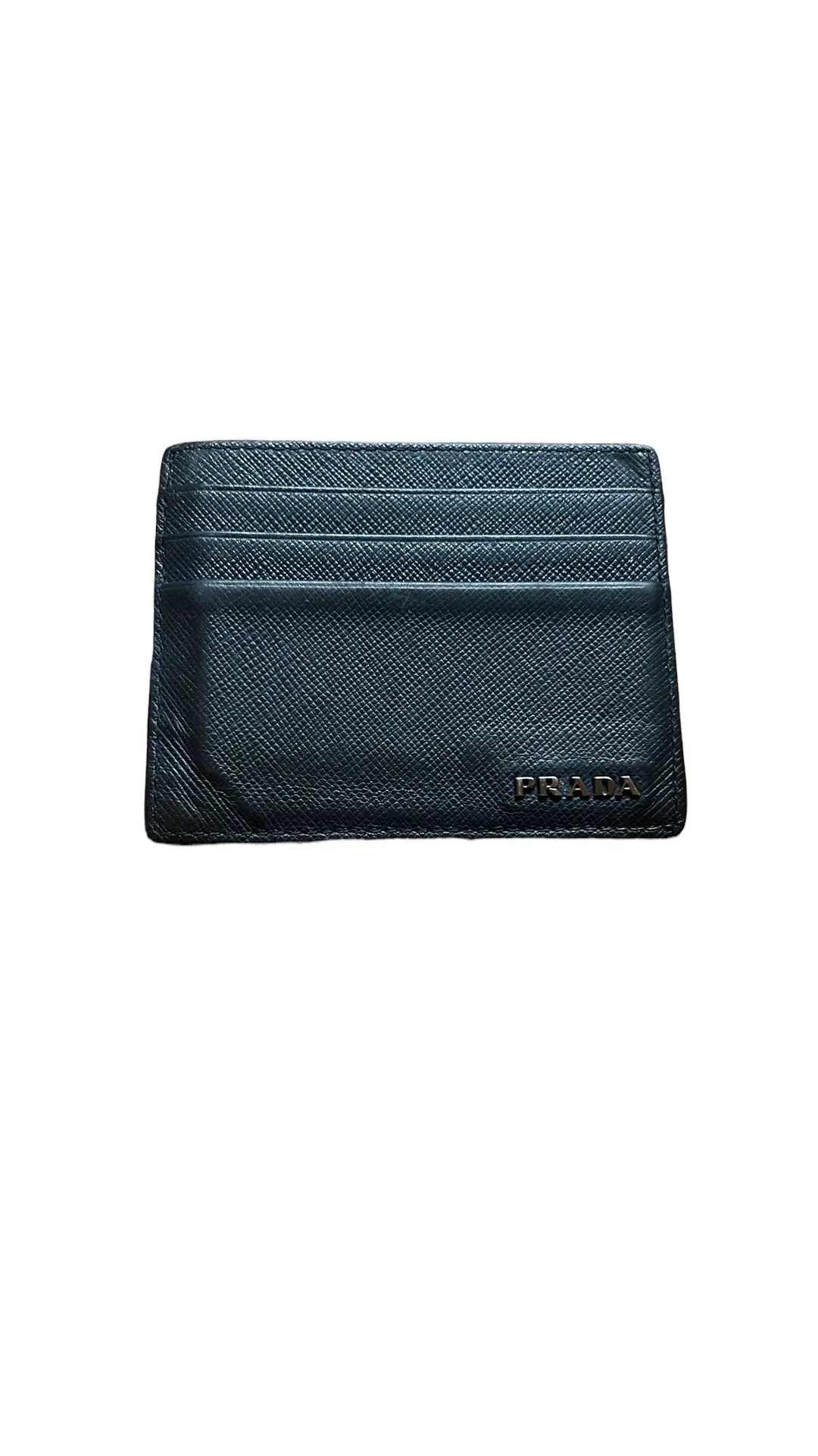 Navy Leather Cardholder