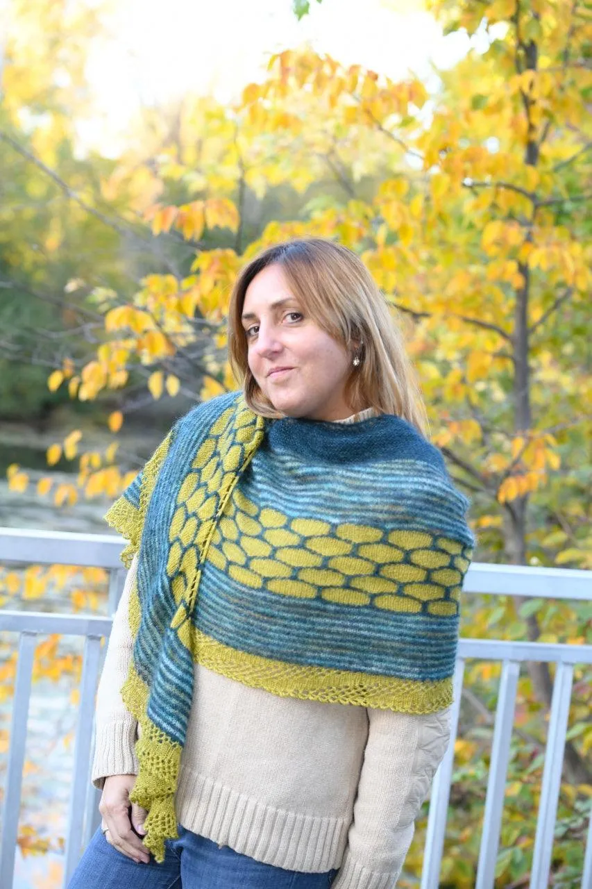 Nebra Sky Shawl | Knitting pattern