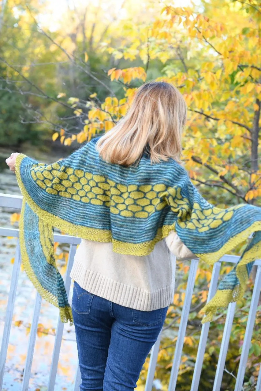 Nebra Sky Shawl | Knitting pattern