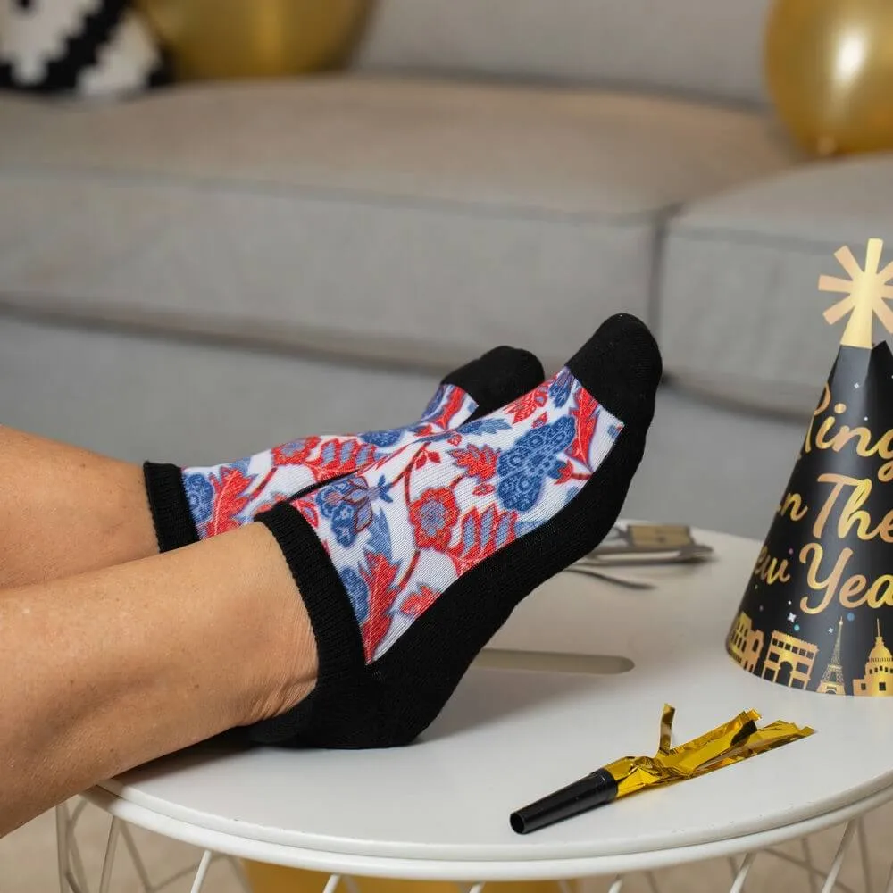 Paisley Ankle Socks